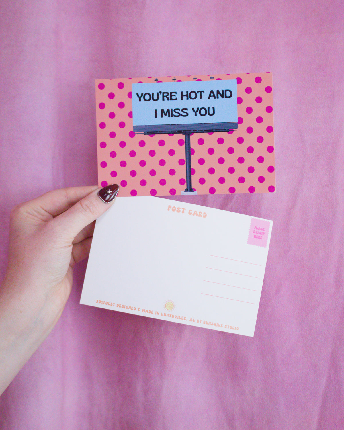 "You're Hot and I Miss You" Billboard Post Card