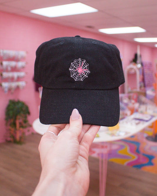 Spider Web Embroidered Hat