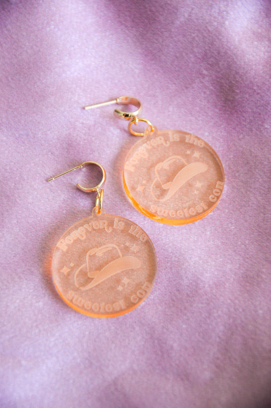 Forever is the Sweetest Con Taylor Swift Earrings