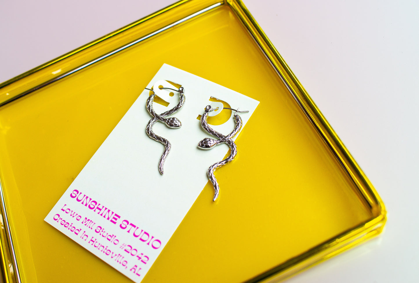 Look What You Made Me Do Snake Earrings