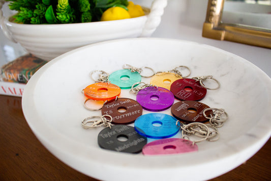 12 Eras Album Keychains