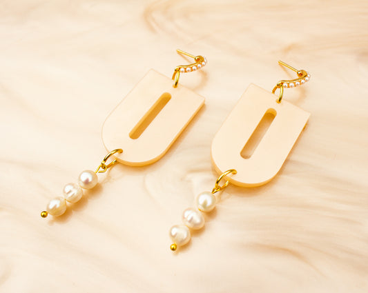 Pearl Statement Earrings