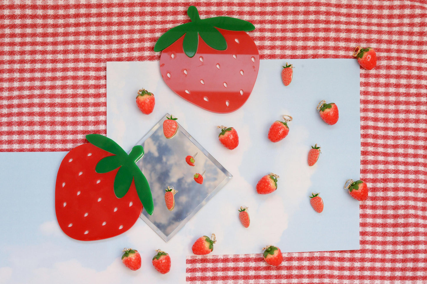 Strawberry Coasters