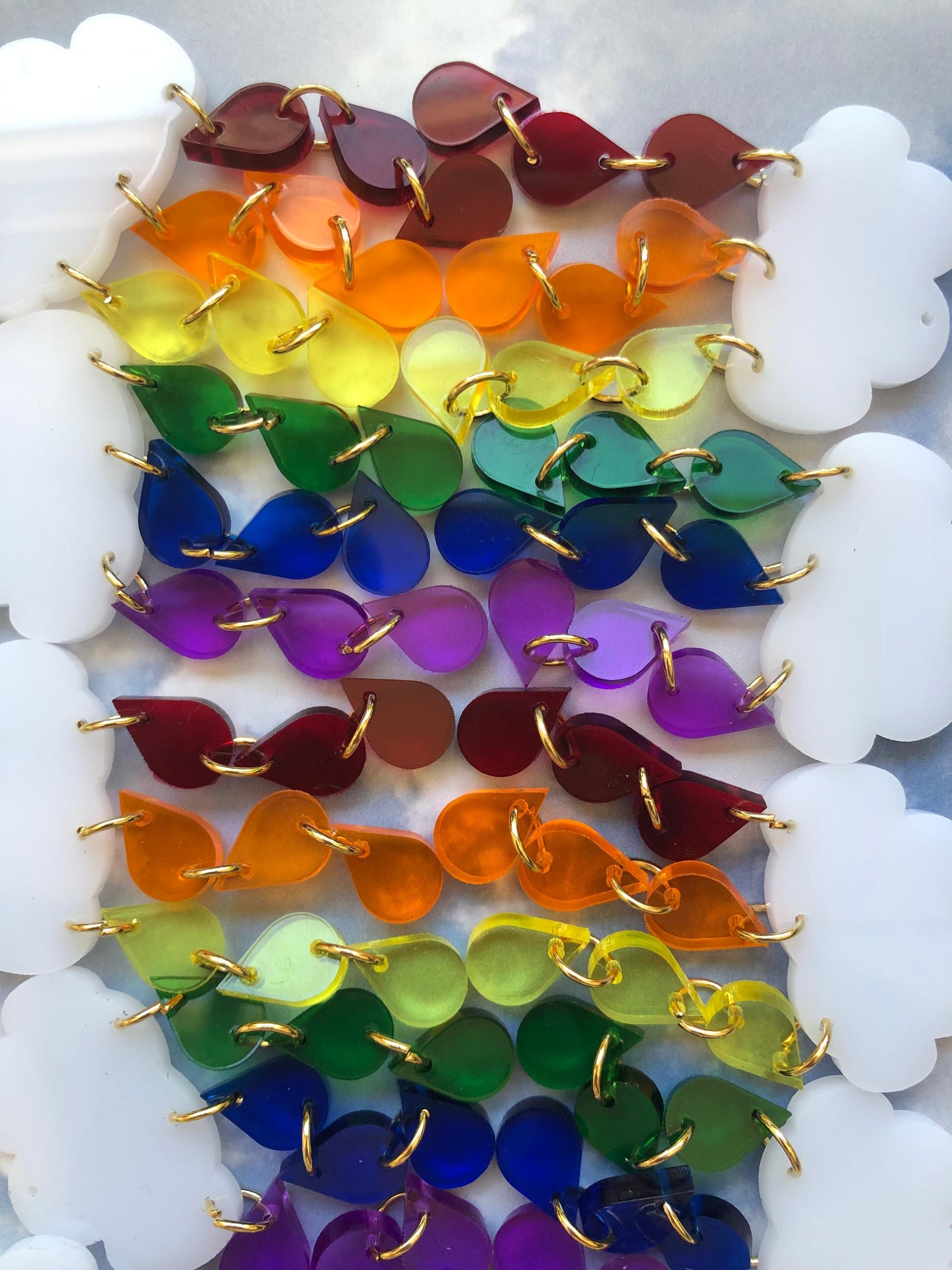 Translucent Pride Rainbow Earrings