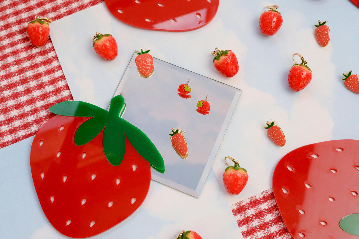Strawberry Coasters